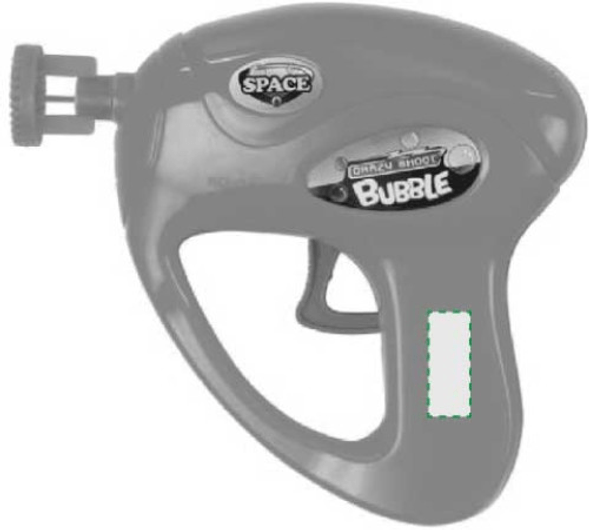 pistola a bolle di plastica